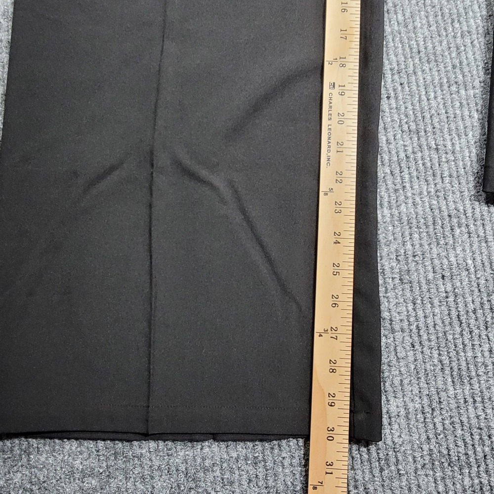 NWT Cider Black Corseted High-Waist Wide-Leg Pleated Trousers Women's Size M - Picture 7 of 13